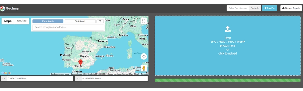 como geolocalizar una foto online