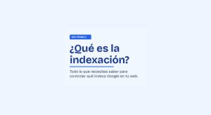 que es indexar